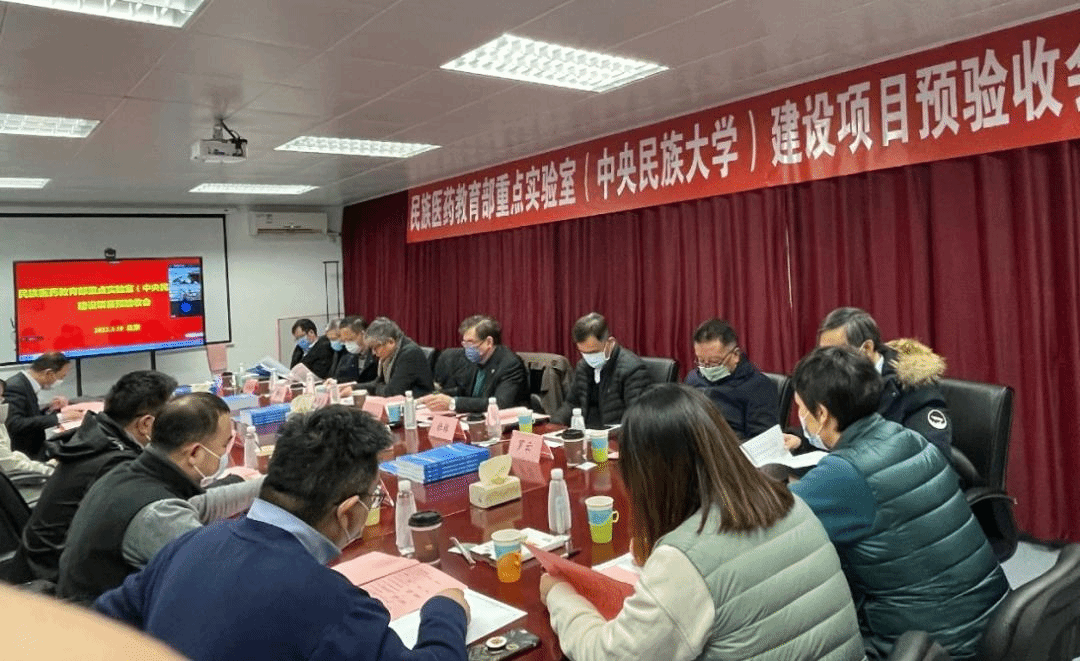民族医药教育部重点实验室（大阳城官网(中国)官方网站） 召开预验收会